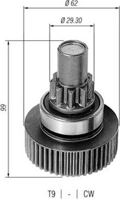 Magneti Marelli 940113020264 - Pogonski Zupčanik, starter www.molydon.hr