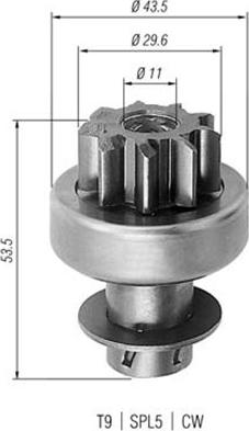 Magneti Marelli 940113020262 - Pogonski Zupčanik, starter www.molydon.hr