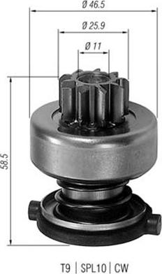 Magneti Marelli 940113020200 - Pogonski Zupčanik, starter www.molydon.hr