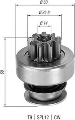 Magneti Marelli 940113020215 - Pogonski Zupčanik, starter www.molydon.hr