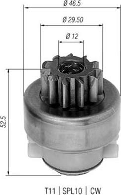 Magneti Marelli 940113020283 - Pogonski Zupčanik, starter www.molydon.hr