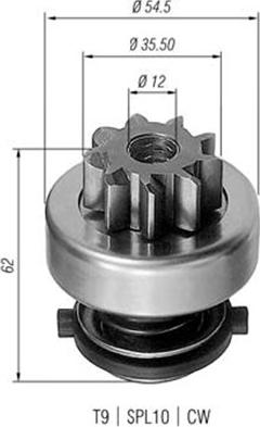 Magneti Marelli 940113020282 - Pogonski Zupčanik, starter www.molydon.hr