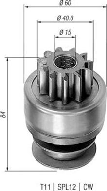 Magneti Marelli 940113020287 - Pogonski Zupčanik, starter www.molydon.hr