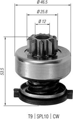 Magneti Marelli 940113020226 - Pogonski Zupčanik, starter www.molydon.hr