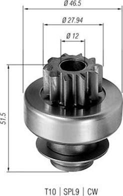 Magneti Marelli 940113020227 - Pogonski Zupčanik, starter www.molydon.hr