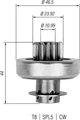 Magneti Marelli 940113020272 - Pogonski Zupčanik, starter www.molydon.hr