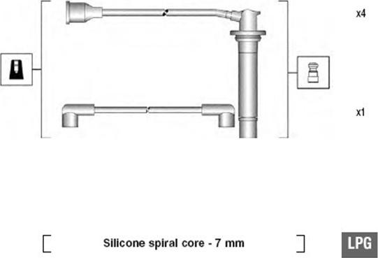 Magneti Marelli 941095810619 - Set kablova za paljenje www.molydon.hr