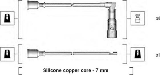 Magneti Marelli 941045190507 - Set kablova za paljenje www.molydon.hr