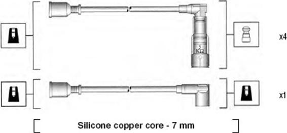 Magneti Marelli 941045360521 - Set kablova za paljenje www.molydon.hr