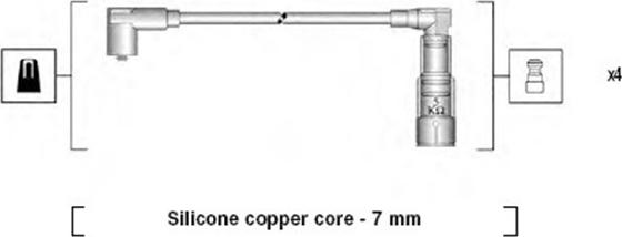 Magneti Marelli 941045320519 - Set kablova za paljenje www.molydon.hr
