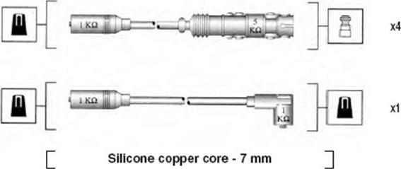 Magneti Marelli 941055050530 - Set kablova za paljenje www.molydon.hr