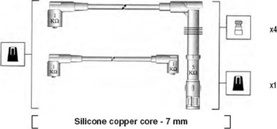 Magneti Marelli 941055070532 - Set kablova za paljenje www.molydon.hr