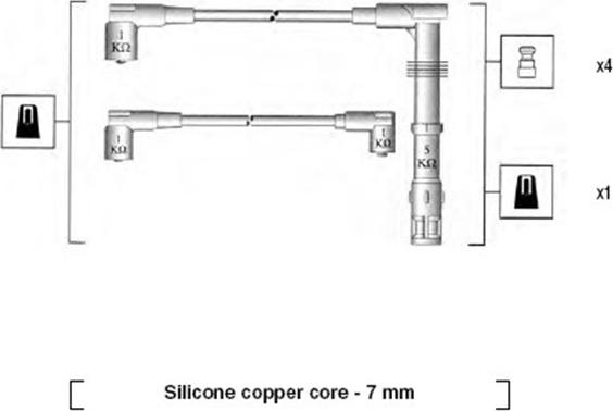 Magneti Marelli 941055170537 - Set kablova za paljenje www.molydon.hr