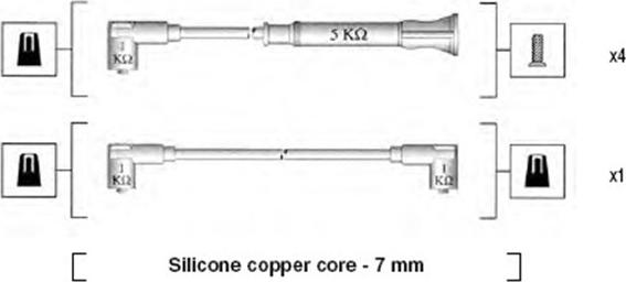 Magneti Marelli 941075060548 - Set kablova za paljenje www.molydon.hr