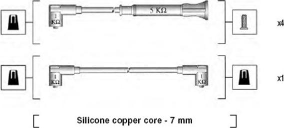 Magneti Marelli 941075000544 - Set kablova za paljenje www.molydon.hr