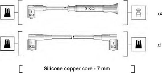 Magneti Marelli 941075070549 - Set kablova za paljenje www.molydon.hr