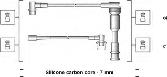 Magneti Marelli 941145220719 - Set kablova za paljenje www.molydon.hr
