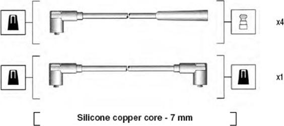 Magneti Marelli 941155080745 - Set kablova za paljenje www.molydon.hr