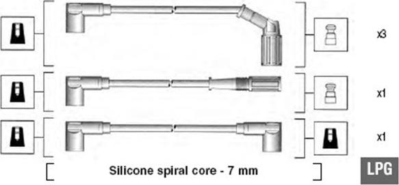 Magneti Marelli 941105240647 - Set kablova za paljenje www.molydon.hr