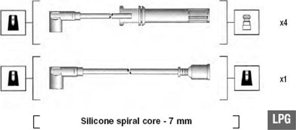 Magneti Marelli 941105200643 - Set kablova za paljenje www.molydon.hr