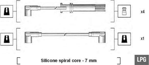 Magneti Marelli 941105210644 - Set kablova za paljenje www.molydon.hr