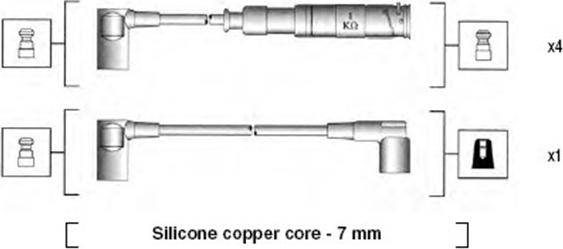 Magneti Marelli 941115020651 - Set kablova za paljenje www.molydon.hr