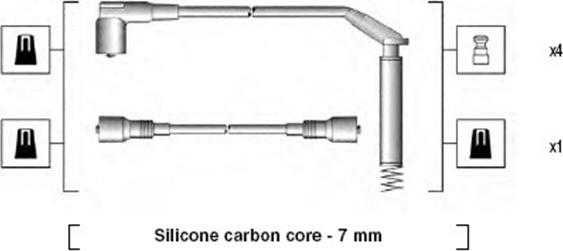 Magneti Marelli 941125450693 - Set kablova za paljenje www.molydon.hr