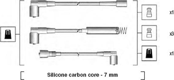 Magneti Marelli 941125140668 - Set kablova za paljenje www.molydon.hr