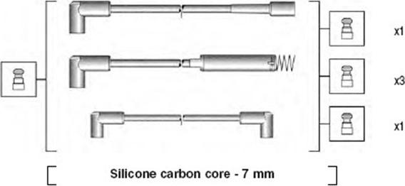 Magneti Marelli 941125180672 - Set kablova za paljenje www.molydon.hr