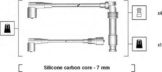 Magneti Marelli 941125300682 - Set kablova za paljenje www.molydon.hr