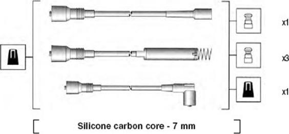 Magneti Marelli 941125370687 - Set kablova za paljenje www.molydon.hr