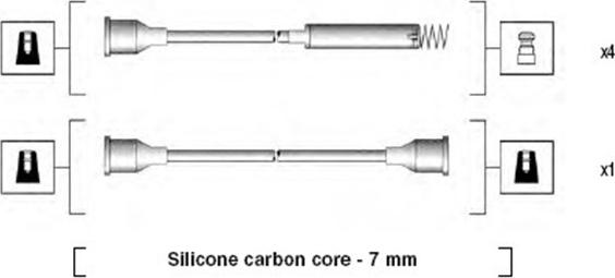 Magneti Marelli 941125240676 - Set kablova za paljenje www.molydon.hr