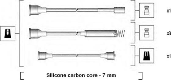 Magneti Marelli 941125250677 - Set kablova za paljenje www.molydon.hr