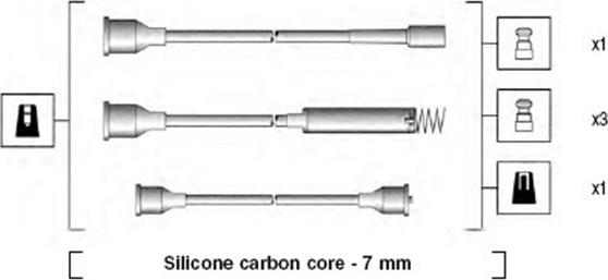 Magneti Marelli 941125200674 - Set kablova za paljenje www.molydon.hr