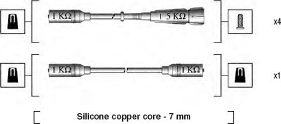 Magneti Marelli 941175140755 - Set kablova za paljenje www.molydon.hr