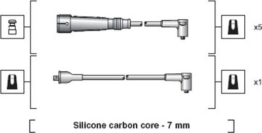 Magneti Marelli 941318111046 - Set kablova za paljenje www.molydon.hr