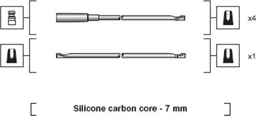 Magneti Marelli 941318111053 - Set kablova za paljenje www.molydon.hr