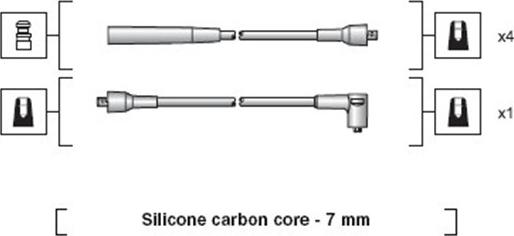 Magneti Marelli 941318111064 - Set kablova za paljenje www.molydon.hr