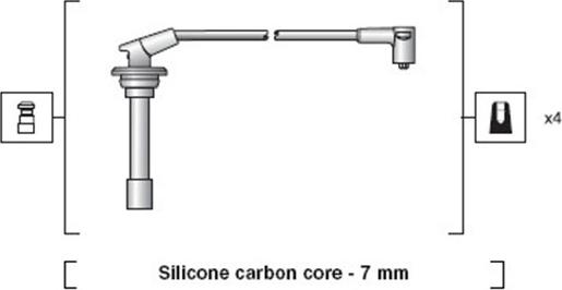 Magneti Marelli 941318111080 - Set kablova za paljenje www.molydon.hr