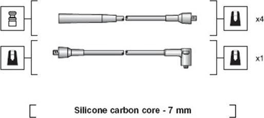 Magneti Marelli 941318111076 - Set kablova za paljenje www.molydon.hr