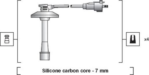 Magneti Marelli 941318111190 - Set kablova za paljenje www.molydon.hr