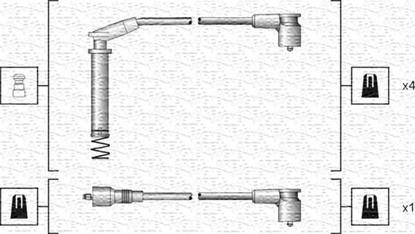 Magneti Marelli 941318111154 - Set kablova za paljenje www.molydon.hr