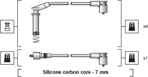 Magneti Marelli 941318111154 - Set kablova za paljenje www.molydon.hr