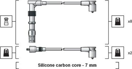 Magneti Marelli 941318111158 - Set kablova za paljenje www.molydon.hr