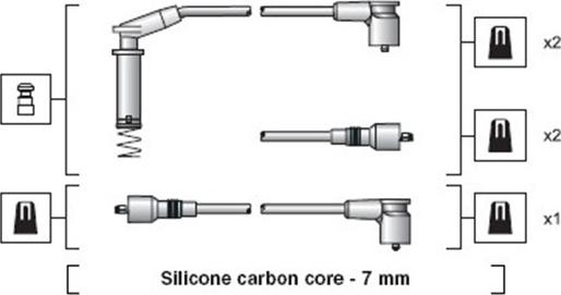 Magneti Marelli 941318111153 - Set kablova za paljenje www.molydon.hr