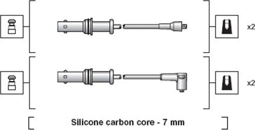 Magneti Marelli 941318111152 - Set kablova za paljenje www.molydon.hr