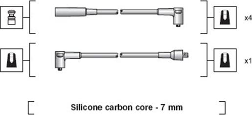 Magneti Marelli 941318111109 - Set kablova za paljenje www.molydon.hr