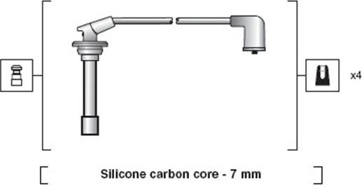 Magneti Marelli 941318111104 - Set kablova za paljenje www.molydon.hr