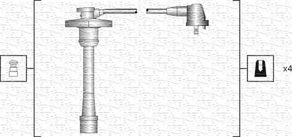 Magneti Marelli 941318111188 - Set kablova za paljenje www.molydon.hr