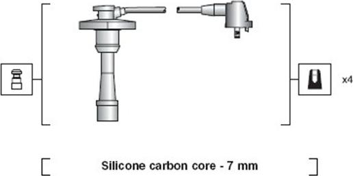 Magneti Marelli 941318111188 - Set kablova za paljenje www.molydon.hr